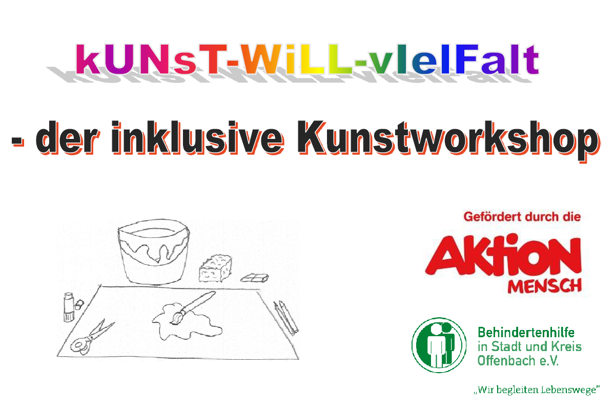 Inklusiver Kunst-Workshop „Kunst will Vielfalt“