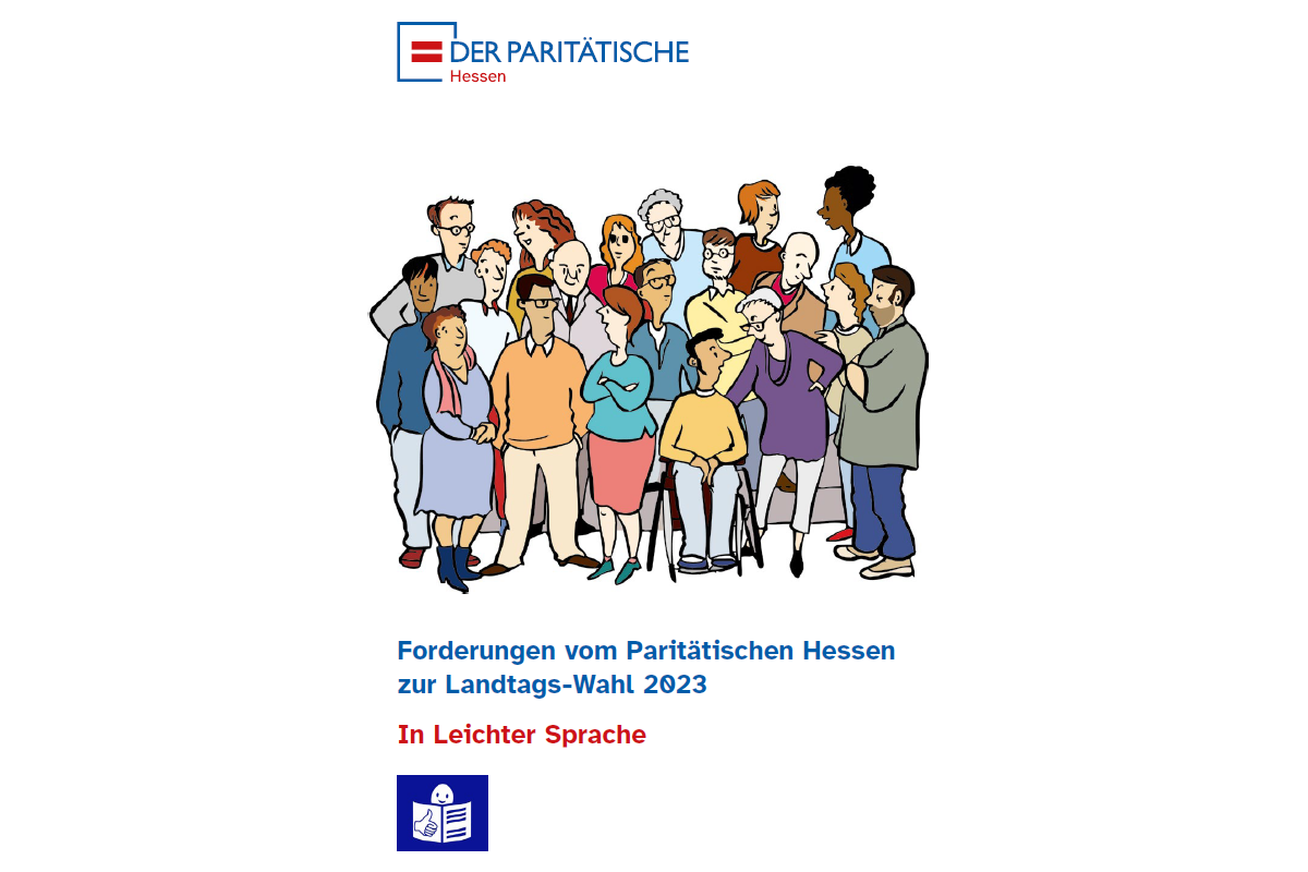 Forderungen des Paritätischen Hessen zur Landtagswahl – in Leichter Sprache